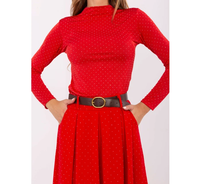 Spódnica DHJ SD  czerwony model 21441117 - FPrice