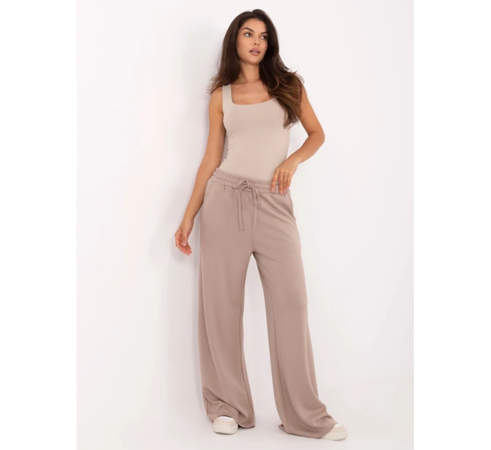 Spodnie RV DR model 21295502 ciemny bezowy - FPrice Spodnie RV DR model 21295502 ciemny bezowy - FPrice