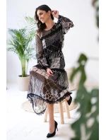 Dámské šaty 9263 Black - Mefese