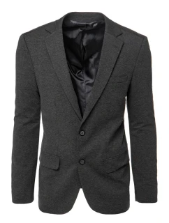 Pánská jednořadá šedá bunda FashionStreet MX0624