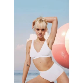 Dámská podprsenka Basic+ Soft Bra - WHITE - bílá 0003 - SLOGGI