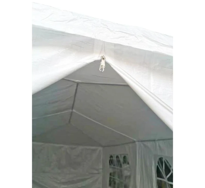 ZAHRADNÍ CATERINGOVÝ STAN PE 6x3M + 6 STĚN BÍLÝ