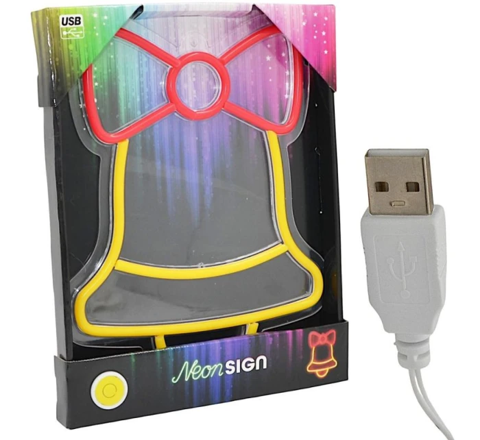 FIGURKA NEONOVÉ ZVONOVÉ LAMPY