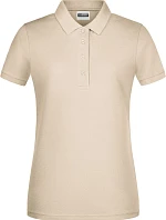 Daiber 8009 Dámské piqué polo z bio bavlny 02.8009 stone