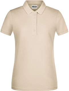 Daiber 8009 Dámské piqué polo z bio bavlny 02.8009 stone