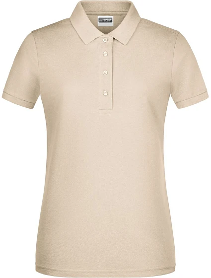 Daiber 8009 Dámské piqué polo z bio bavlny 02.8009 stone Daiber 8009 Dámské piqué polo z bio bavlny 02.8009 stone