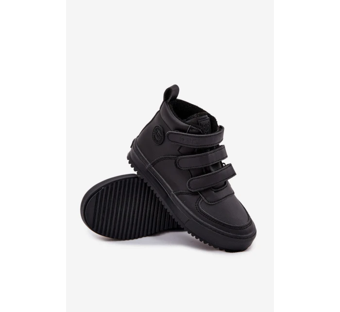 Zateplené boty sneakers pro děti na suchý zip Big Star model 21706387 Černé - Big Star Shoes