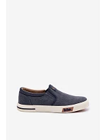 Pánské tenisky Slip On Lee Cooper LCW-26-02-4088 tmavě modré Pánské tenisky Slip On Lee Cooper LCW-26-02-4088 tmavě modré