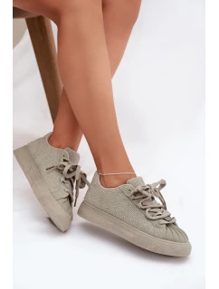 Dámské zdobené tenisky Calissea – zelené