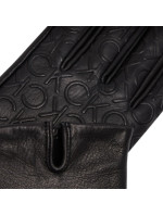 Calvin Klein Re-lock Debossed Leather Gloves W K60K609975 dámské