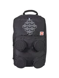 Školní batoh LEGO Bricks Petersen 20209-2511 Black Jedna velikost