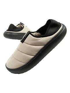 Pánské boty Crocs Classic Puff Moc béžové zateplené pantofle