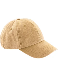 Beechfield B 655 6 panelová nízkoprofil kšiltovka "Vintage" 53.0655 vintage mustard