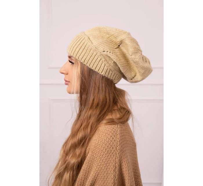 Dámská čepice Ingrid K371 beige Dámská čepice Ingrid K371 beige