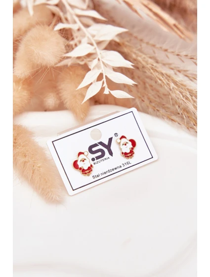 Náušnice Mikuláši ze chirurgické oceli