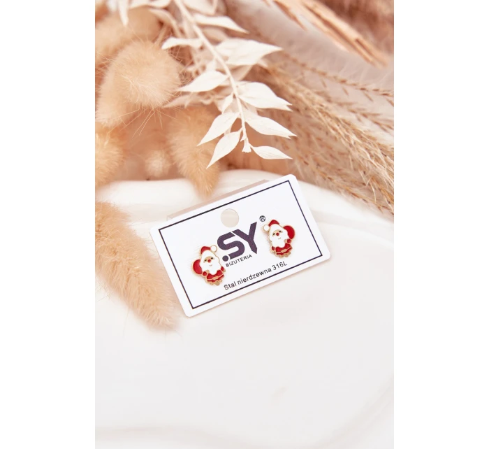 Náušnice Mikuláši ze chirurgické oceli