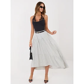 Spódnica IT SD model 22128382 ecru - FPrice Spódnica IT SD model 22128382 ecru - FPrice