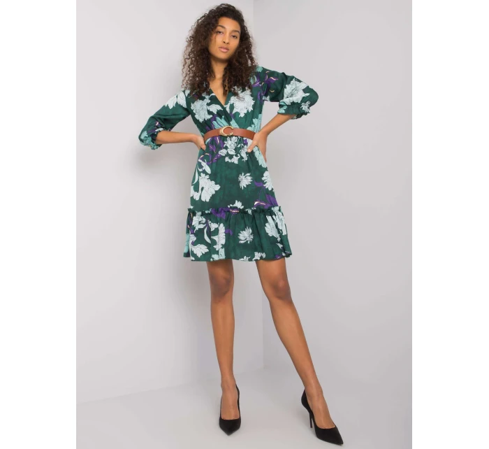 Šaty LC SK 22K 3039.51P tmavě zelená