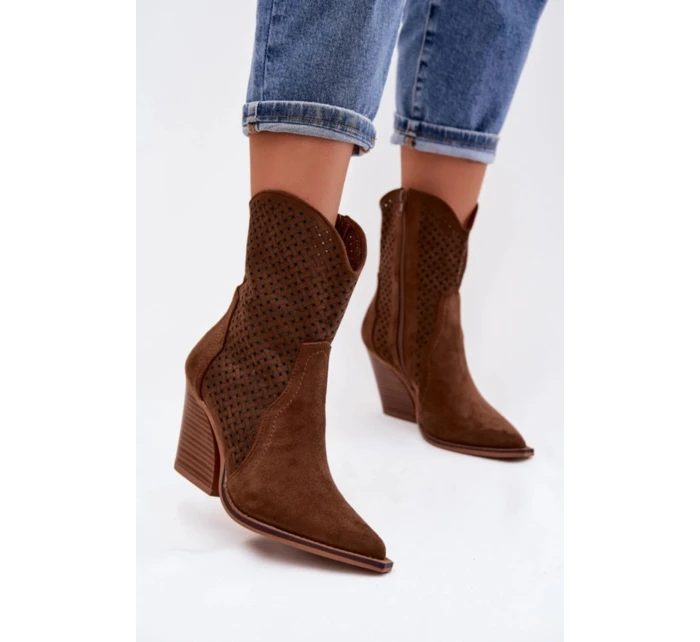 Boty na podpatku  model 224238 Step in style