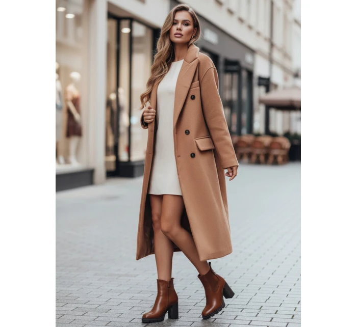 Dámské hnědé kozačky na podpatku FashionStreet ZY1306