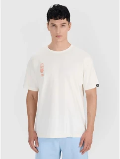 Pánské tričko oversize s potiskem model 21436910 pánské - 4F