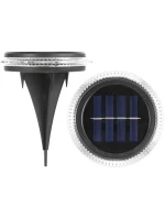 SOLÁRNÍ DISKOVÉ LAMPY PRO MONTÁŽ NA ZEM NEBO NA ZEĎ 2KS SOLÁRNÍ DISKOVÉ LAMPY PRO MONTÁŽ NA ZEM NEBO NA ZEĎ 2KS