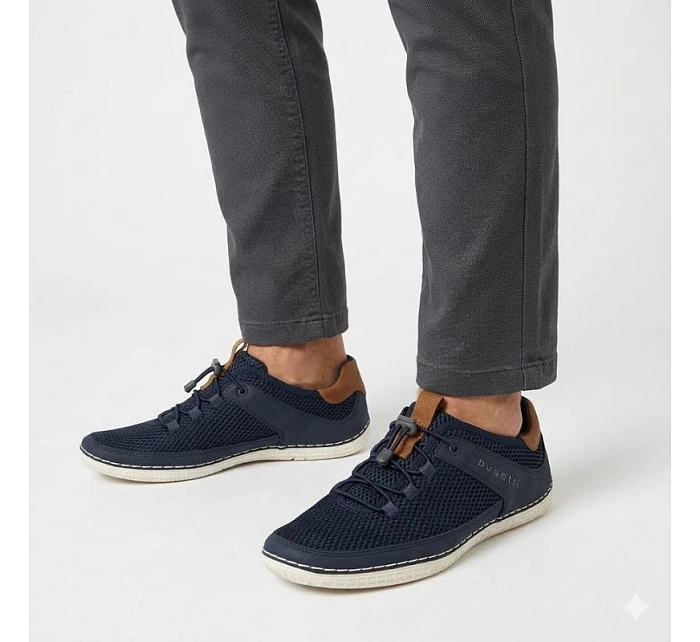 pánská tmavě modrá sportovní obuv model 22072460 - Bugatti pánská tmavě modrá sportovní obuv model 22072460 - Bugatti