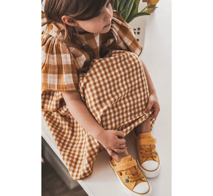 Dětské Tenisky Se Suchým Zipem BIG STAR JJ374056 Žluté