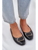 Eko kožené baleríny se zdobením černé model 21684298 - Boto Eko kožené baleríny se zdobením černé model 21684298 - Boto