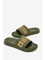 Pánské pantofle Big Star model 21706473 zelené - Big Star Shoes Pánské pantofle Big Star model 21706473 zelené - Big Star Shoes