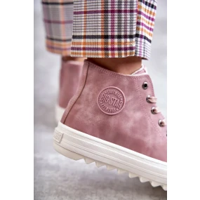 Dámské Tenisky Big Star Vysoké Zateplené Růžové model 19975195 - Big Star Shoes