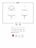 Krásný set 838 - SET black - Obsessive