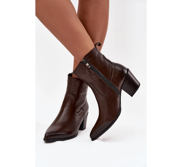 Boty na podpatku  model 219575 Step in style