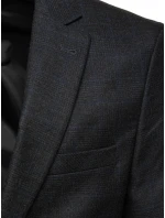 Pánské jednořadové sako černé Dstreet MX0626 Pánské jednořadové sako černé Dstreet MX0626