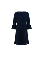 Tmavě modré šaty s krajkou model 6323925