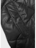 Černá dámská zimní prošívaná bunda model 21246192 - J.STYLE Černá dámská zimní prošívaná bunda model 21246192 - J.STYLE