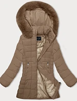 Dámská prošívaná zimní bunda J Style béžová (16M9119-62)
