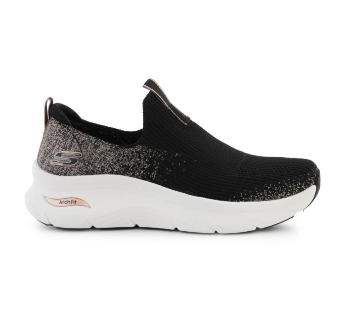 Boty Skechers Skechers Arch Fit D'Lux - Glimmer Dust W 149689-BKRG Boty Skechers Skechers Arch Fit D'Lux - Glimmer Dust W 149689-BKRG
