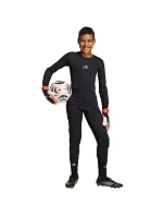 Dětské brankářské tričko Adidas s dlouhým rukávem, černé KA1678