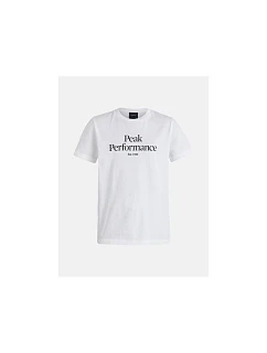 Tričko Peak Performance Jr Original Tee, bílé