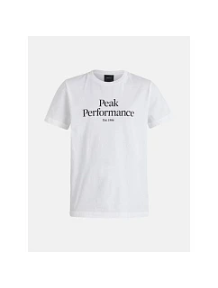 Tričko Peak Performance Jr Original Tee, bílé