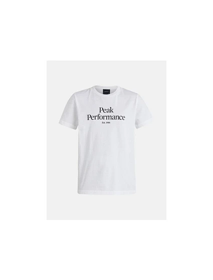Tričko Peak Performance Jr Original Tee, bílé