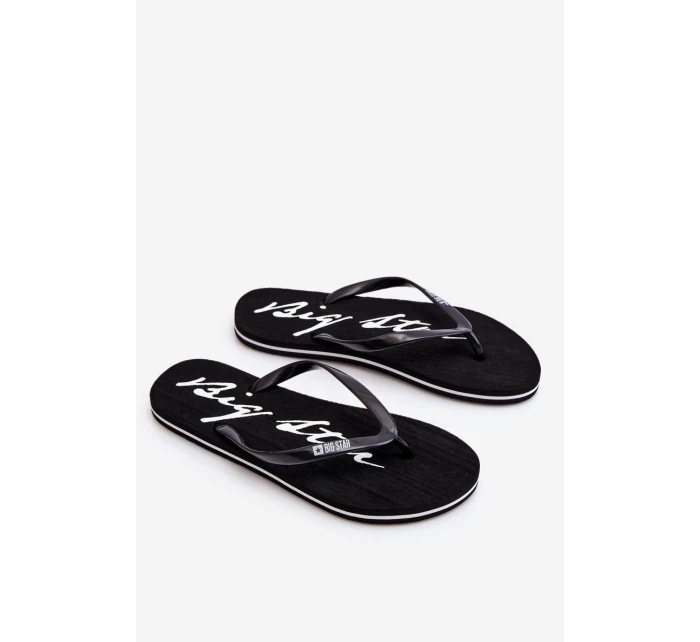 Dámské lehké žabky Big Star LL274761 Černá Dámské lehké žabky Big Star LL274761 Černá