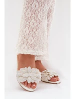Dámské ploché s ozdobou bílé Grelora Dámské ploché s ozdobou bílé Grelora