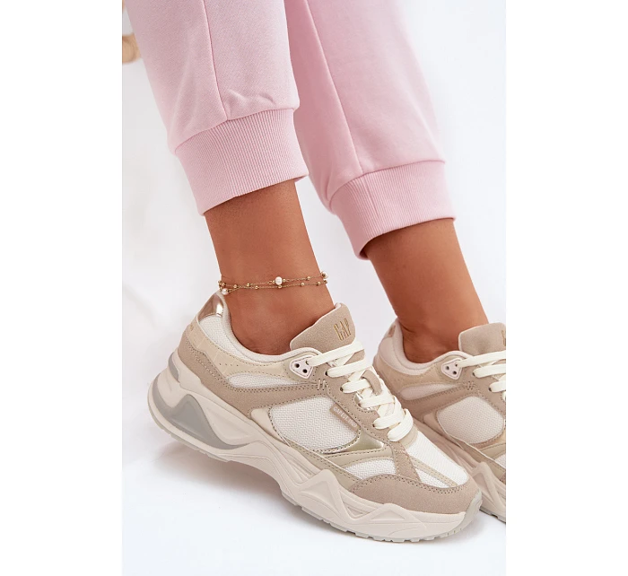 Dámské tenisky na platformě Béžové model 22074783 - GAP Dámské tenisky na platformě Béžové model 22074783 - GAP