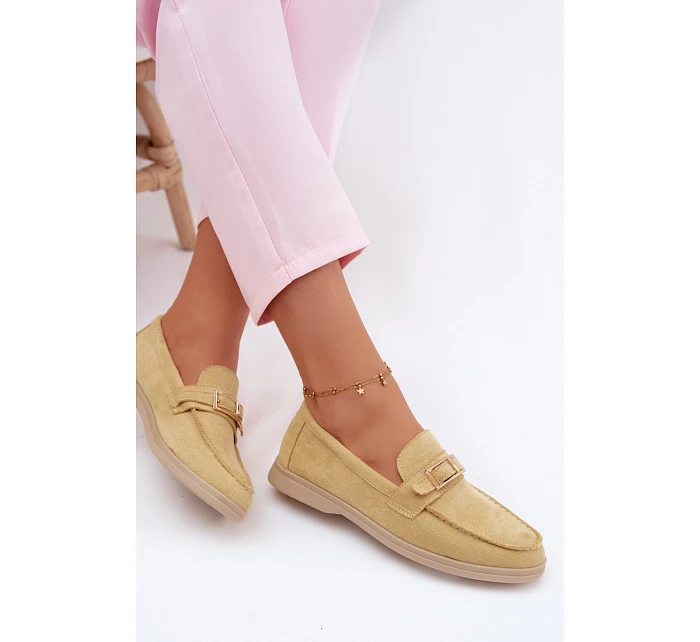 Dámské mokasíny Žluté s přezkou Belinae Dámské mokasíny Žluté s přezkou Belinae