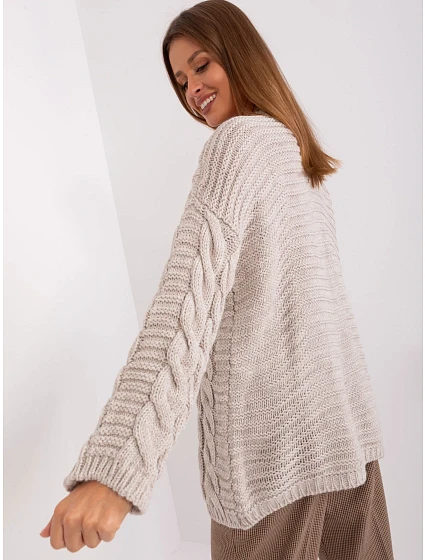 Sweter BA SW model 18990628 beżowy - FPrice