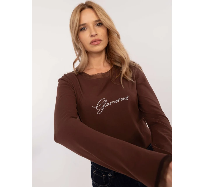 Bluzka CLM BZ model 20692199 brązowy - FPrice Bluzka CLM BZ model 20692199 brązowy - FPrice