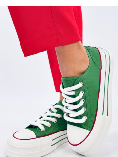 Dámská sportovní obuv BL506 Zelená s bílou - Seastar