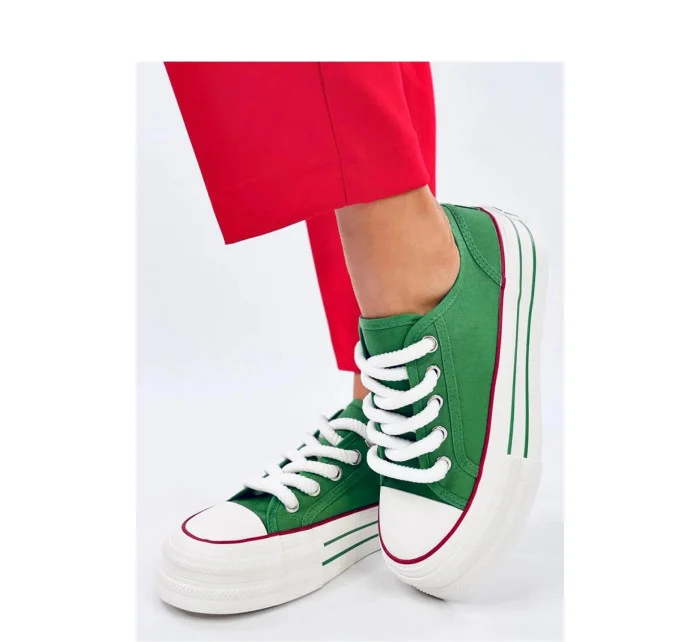 Dámská sportovní obuv BL506 Zelená s bílou - Seastar